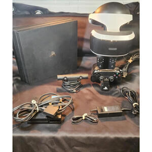 m0d Sony Playstation 4 Pro (1TB) + PSVR Bundle + Cables + Controller